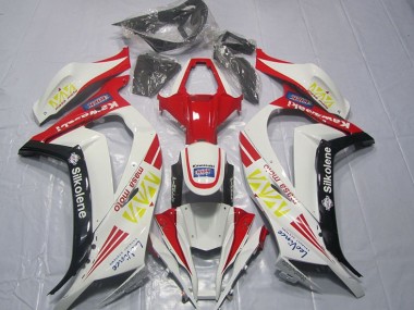 Branco Vermelho Silkolene Carenagem ZX10R 2011-2015
