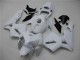 Brilhante Branco Carenagem CBR 600RR 2005-2006 Brilhante Branco Carenagem CBR 600RR 2005-2006