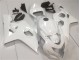 Brilhante Branco Carenagem GSXR 600 / 750 K4 2004-2005 Brilhante Branco Carenagem GSXR 600 / 750 K4 2004-2005