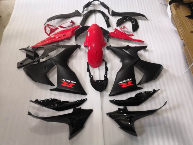 Brilhante Preto Fosco Carenagem GSXR 1000 K9 2009-2016 Brilhante Preto Fosco Carenagem GSXR 1000 K9 2009-2016