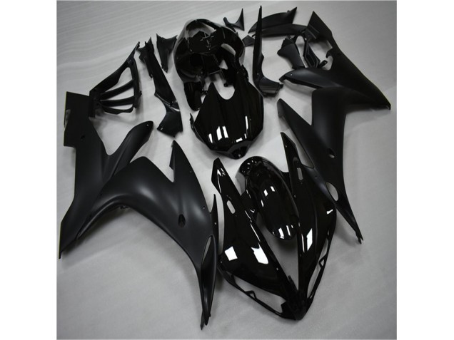Brilhante Preto Fosco Carenagem R1 2007-2008 Brilhante Preto Fosco Carenagem R1 2007-2008