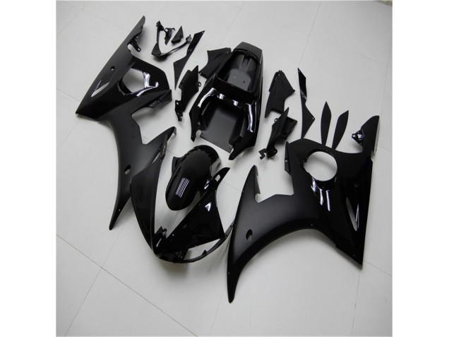 Brilhante Preto Fosco Carenagem R6 2003-2005 Brilhante Preto Fosco Carenagem R6 2003-2005