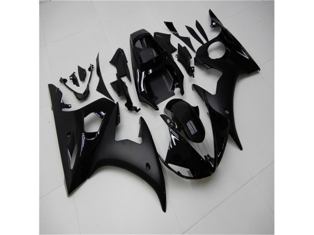 Brilhante Preto Fosco Carenagem R6 2003-2005 Brilhante Preto Fosco Carenagem R6 2003-2005