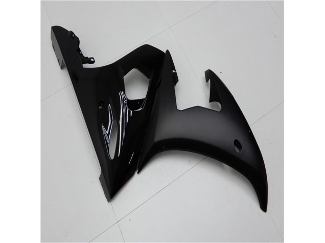 Brilhante Preto Fosco Carenagem R6 2003-2005 Brilhante Preto Fosco Carenagem R6 2003-2005