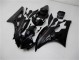 Brilhante Preto Fosco Carenagem R6 2006-2007 Brilhante Preto Fosco Carenagem R6 2006-2007