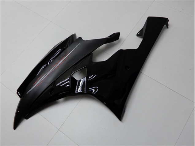 Brilhante Preto Fosco Carenagem R6 2006-2007 Brilhante Preto Fosco Carenagem R6 2006-2007
