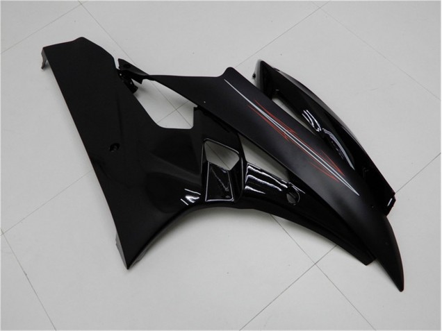 Brilhante Preto Fosco Carenagem R6 2006-2007 Brilhante Preto Fosco Carenagem R6 2006-2007