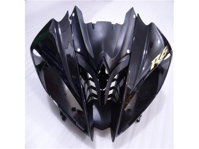 Brilhante Preto Fosco Carenagem R6 2008-2016 Brilhante Preto Fosco Carenagem R6 2008-2016