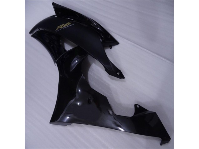 Brilhante Preto Fosco Carenagem R6 2008-2016 Brilhante Preto Fosco Carenagem R6 2008-2016