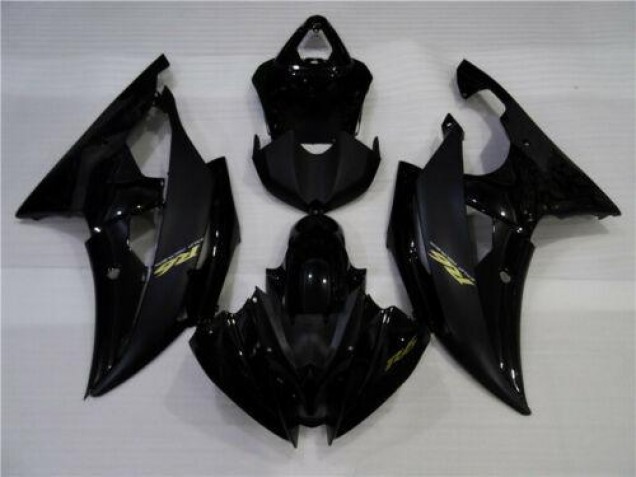 Brilhante Preto Fosco Carenagem R6 2008-2016 Brilhante Preto Fosco Carenagem R6 2008-2016
