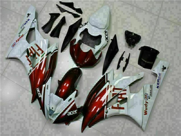 Castanho Branco Carenagem R6 2006-2007 Castanho Branco Carenagem R6 2006-2007