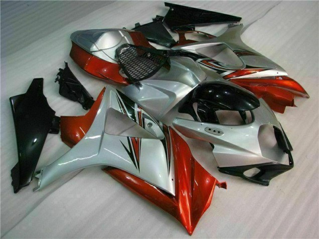 Castanho Prata Carenagem GSXR 1000 K7 2007-2008