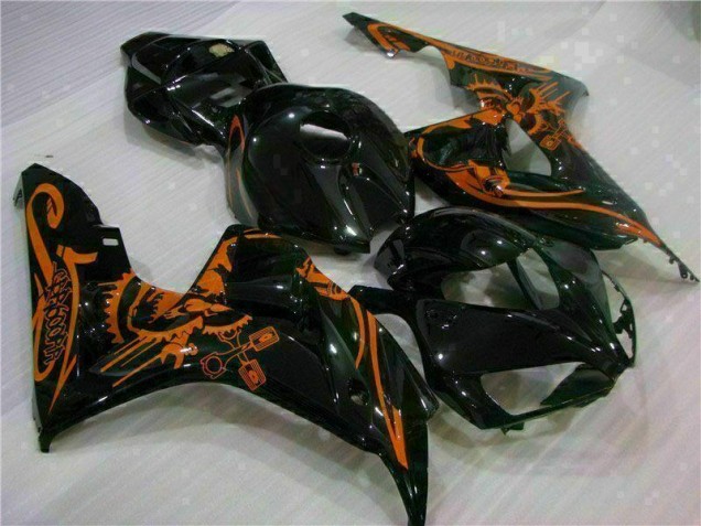 Castanho Preto Carenagem CBR 1000RR 2006-2007 Castanho Preto Carenagem CBR 1000RR 2006-2007