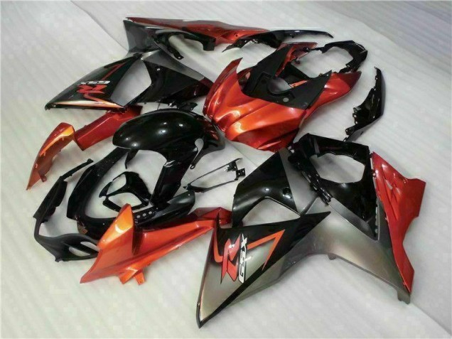 Castanho Preto Kit Carenagem GSXR 1000 K9 2009-2016 Castanho Preto Kit Carenagem GSXR 1000 K9 2009-2016