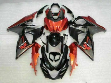 Castanho Preto Kit Carenagem GSXR 1000 K9 2009-2016