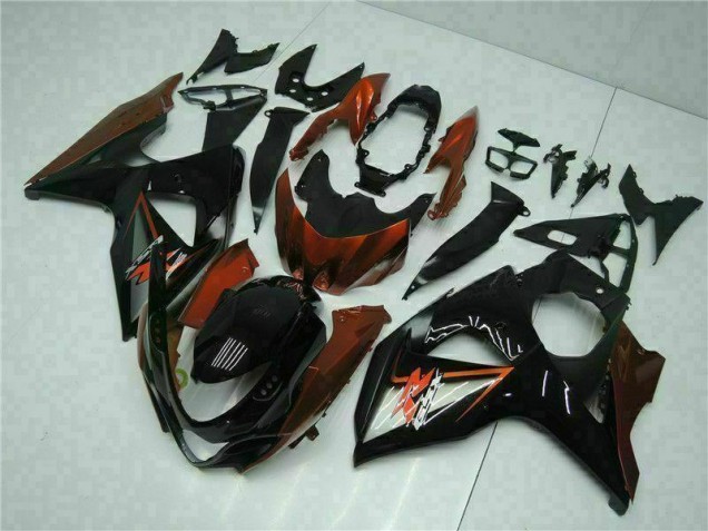 Castanho Preto Kit Completo Carenagem GSXR 1000 K9 2009-2016