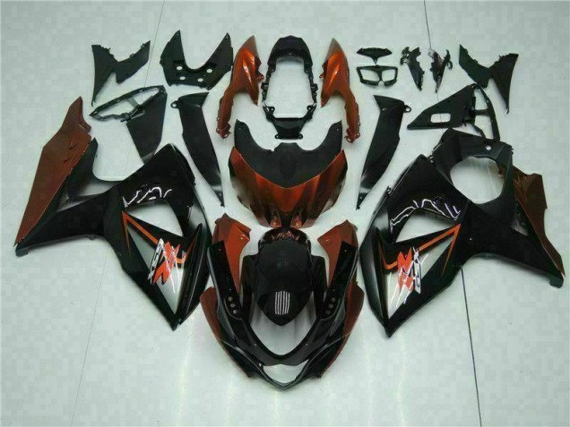 Castanho Preto Kit Completo Carenagem GSXR 1000 K9 2009-2016