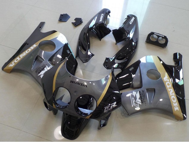 Cinzento Preto Carenagem CBR 250RR MC22 1991-1998 Cinzento Preto Carenagem CBR 250RR MC22 1991-1998