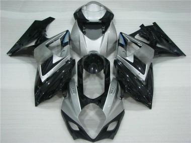 Cinzento Preto Carenagem GSXR 1000 K7 2007-2008