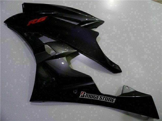 Cinzento Preto Kit Carenagem R6 2006-2007 Cinzento Preto Kit Carenagem R6 2006-2007