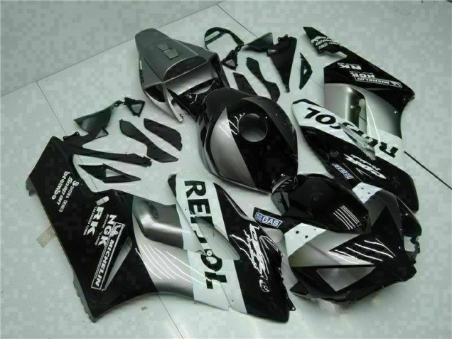 Cinzento Preto Repsol Abs Plástico CBR 1000RR 2004-2005 Cinzento Preto Repsol Abs Plástico CBR 1000RR 2004-2005