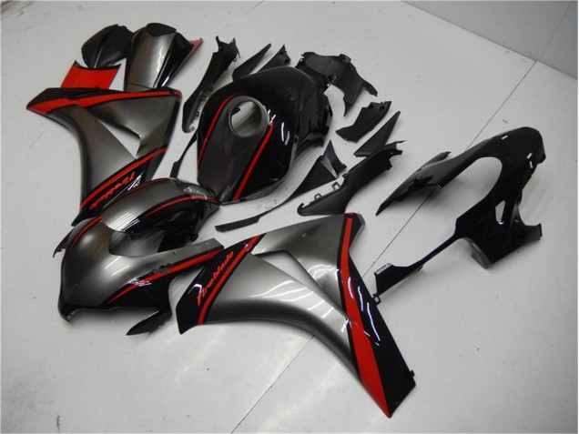 Cinzento Vermelho Preto Carenagem CBR 1000RR 2008-2011 Cinzento Vermelho Preto Carenagem CBR 1000RR 2008-2011