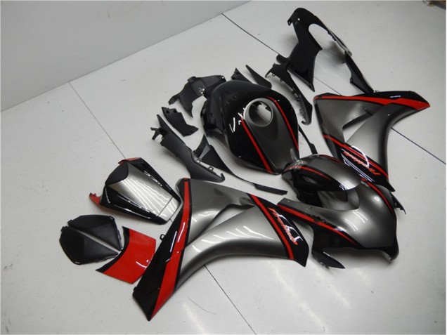 Cinzento Vermelho Preto Carenagem CBR 1000RR 2008-2011 Cinzento Vermelho Preto Carenagem CBR 1000RR 2008-2011