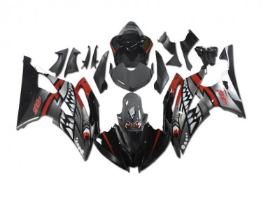 Cinzento Vermelho Tubarão Carenagem R6 2008-2016