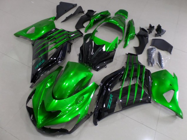 Doce Verde & Preto Carenagem ZX14R ZZR 1400 2012-2021 Doce Verde & Preto Carenagem ZX14R ZZR 1400 2012-2021