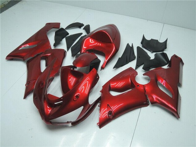 Doce Vermelho Carenagem ZX6R 2005-2006 Doce Vermelho Carenagem ZX6R 2005-2006