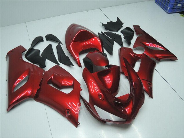Doce Vermelho Carenagem ZX6R 2005-2006 Doce Vermelho Carenagem ZX6R 2005-2006