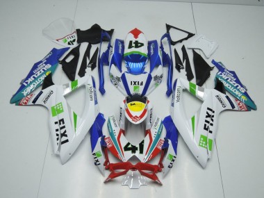 Fixi Azul Carenagem GSXR 1000 K9 2009-2016