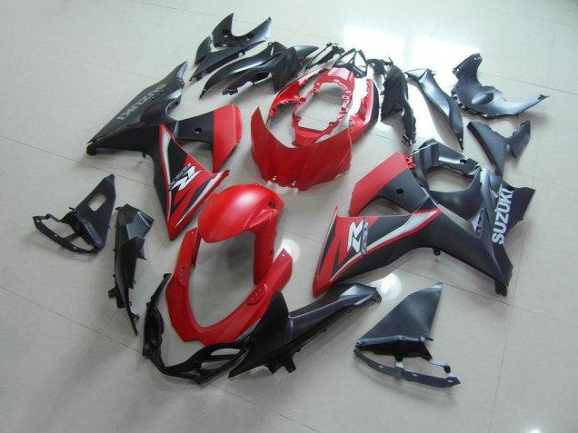 Fosco Vermelho Preto Carenagem GSXR 1000 K9 2009-2016