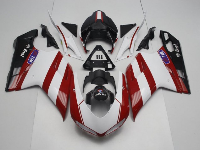 Generali & Sem Logotipo Carenagem Ducati 848 1098 1198 2007-2014 Generali & Sem Logotipo Carenagem Ducati 848 1098 1198 2007-2014