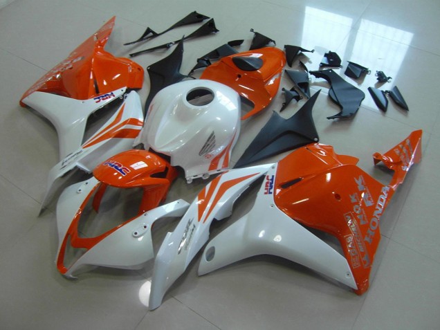 Laranja Branco Pérola Carenagem CBR 600RR 2009-2012 Laranja Branco Pérola Carenagem CBR 600RR 2009-2012