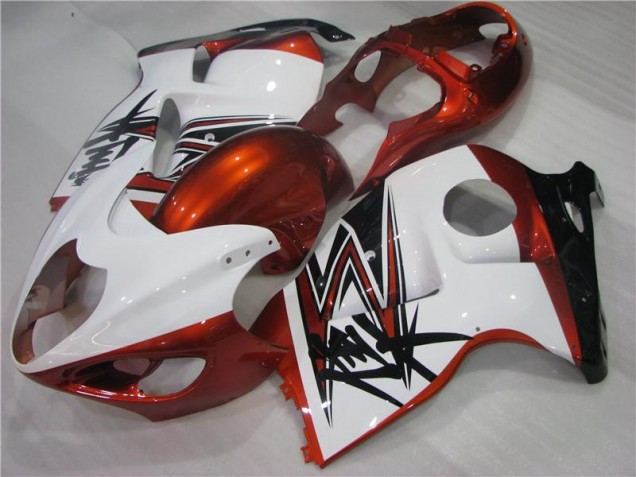 Laranja Branco Preto Carenagem GSXR 1300 Hayabusa 1996-2007 Laranja Branco Preto Carenagem GSXR 1300 Hayabusa 1996-2007