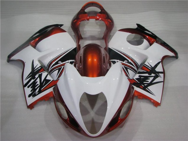 Laranja Branco Preto Carenagem GSXR 1300 Hayabusa 1996-2007 Laranja Branco Preto Carenagem GSXR 1300 Hayabusa 1996-2007