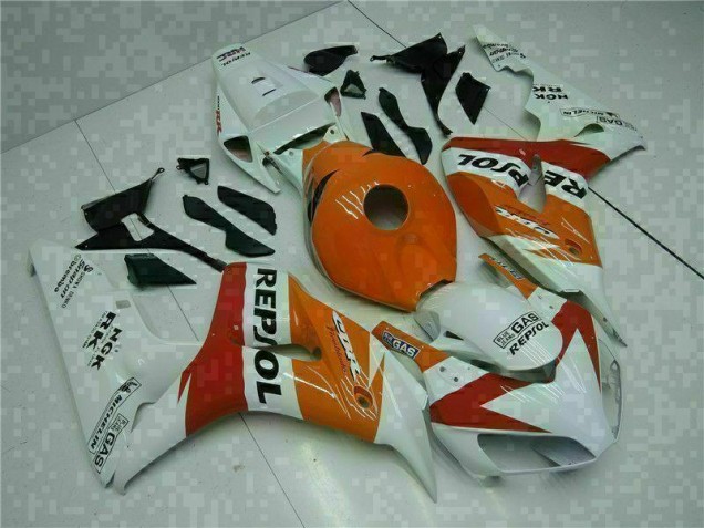 Laranja Branco Repsol Carenagem CBR 1000RR 2004-2005 Laranja Branco Repsol Carenagem CBR 1000RR 2004-2005