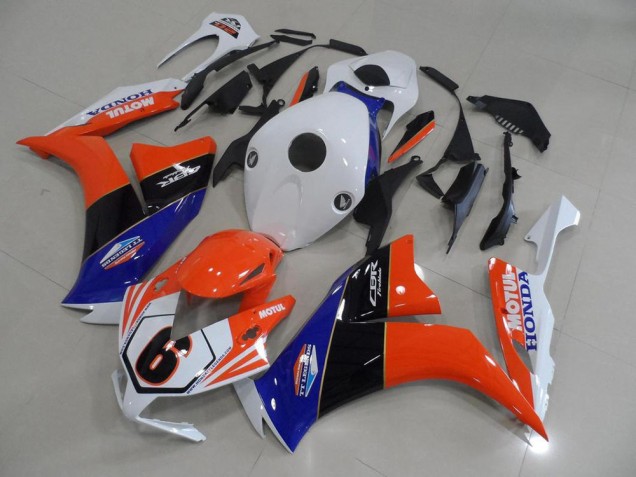 Laranja Branco TT Legend Carenagem CBR 1000RR 2012-2016 Laranja Branco TT Legend Carenagem CBR 1000RR 2012-2016