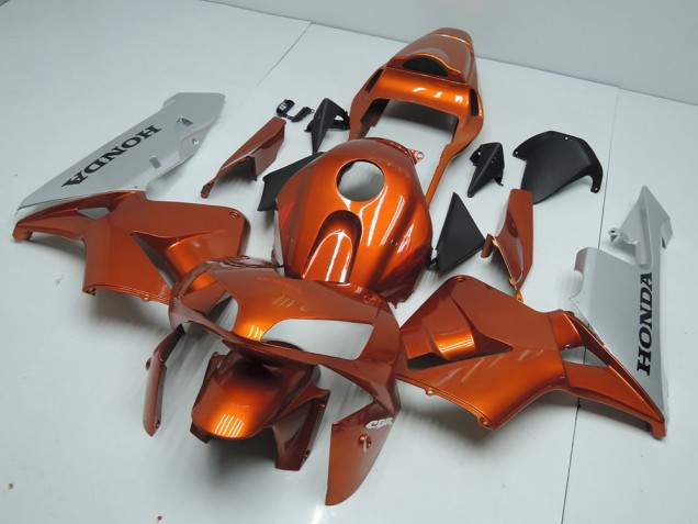 Laranja Prata Carenagem CBR 600RR 2003-2004 Laranja Prata Carenagem CBR 600RR 2003-2004