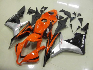 Laranja Prata Preto Injeção Kit Carenagem CBR 600RR 2007-2008
