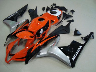 Laranja Prata Preto Injeção Kits Carenagem CBR 600RR 2007-2008