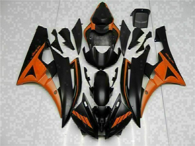 Laranja Preto Abs Kit Carenagem & Plásticos R6 2006-2007 Laranja Preto Abs Kit Carenagem & Plásticos R6 2006-2007