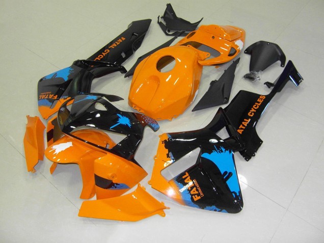 Laranja Preto Abs Plástico CBR 600RR 2005-2006 Laranja Preto Abs Plástico CBR 600RR 2005-2006