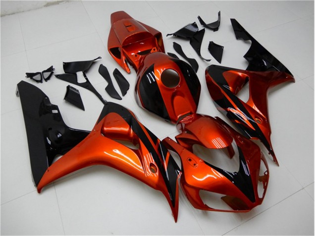 Laranja Preto Carenagem CBR 1000RR 2006-2007 Laranja Preto Carenagem CBR 1000RR 2006-2007
