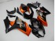 Laranja Preto Carenagem GSXR 1000 K7 2007-2008