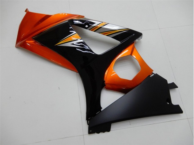 Laranja Preto Carenagem GSXR 1000 K7 2007-2008