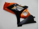 Laranja Preto Carenagem GSXR 1000 K7 2007-2008