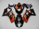 Laranja Preto Carenagem GSXR 1000 K7 2007-2008