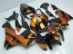 Laranja Preto Kit Carenagem CBR 600RR 2005-2006 Laranja Preto Kit Carenagem CBR 600RR 2005-2006